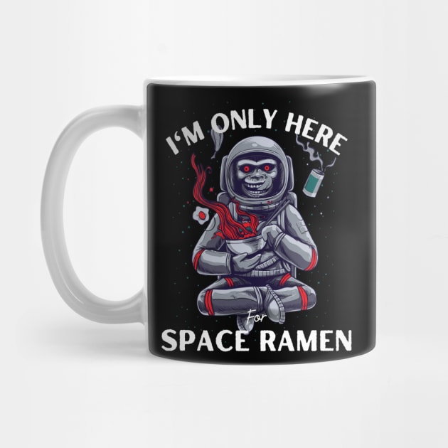 Monkey astronaut ramen by Nekojeko